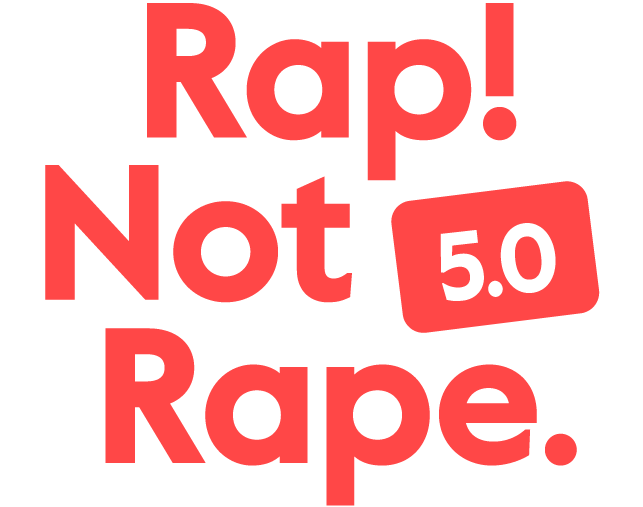 Logo für das Projekt "Rap! Not Rape. 5.0"